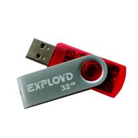 Флеш накопитель USB 32GB Exployd 530 Red, USB 2.0 фото